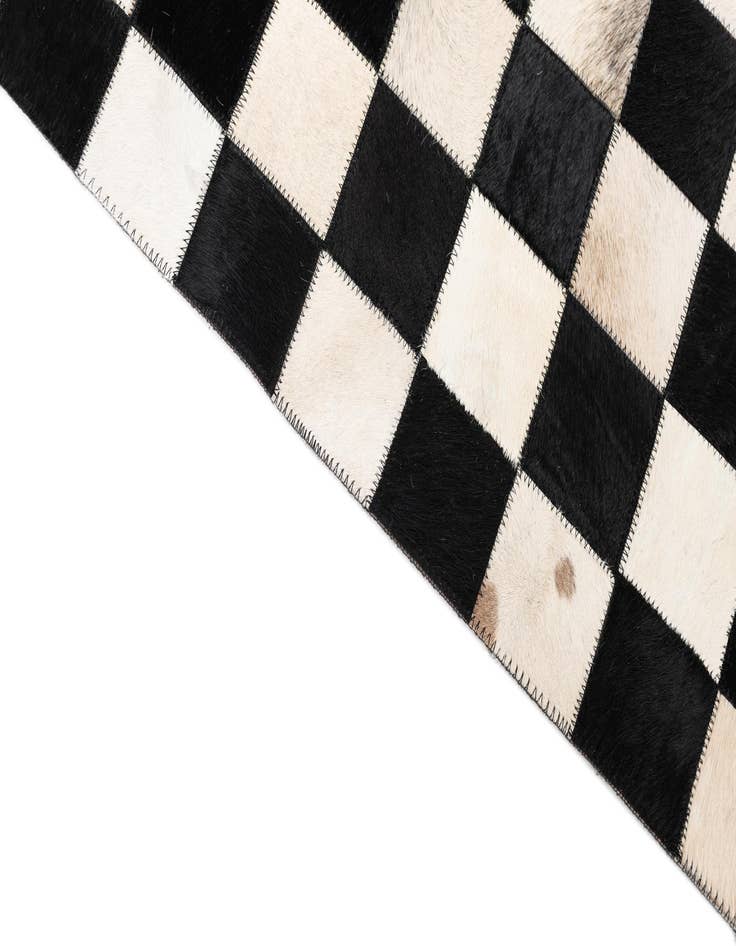 Detail image of 5' x 8' Cowhide Leather Rug