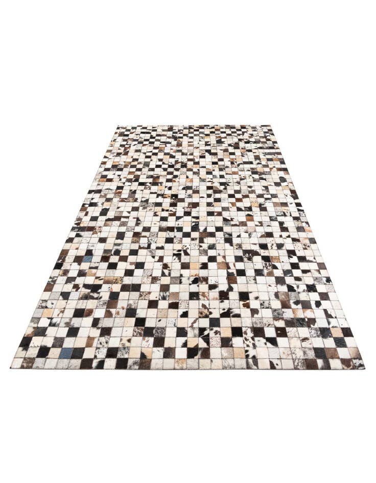 Detail image of 5' x 8' Cowhide Leather Rug