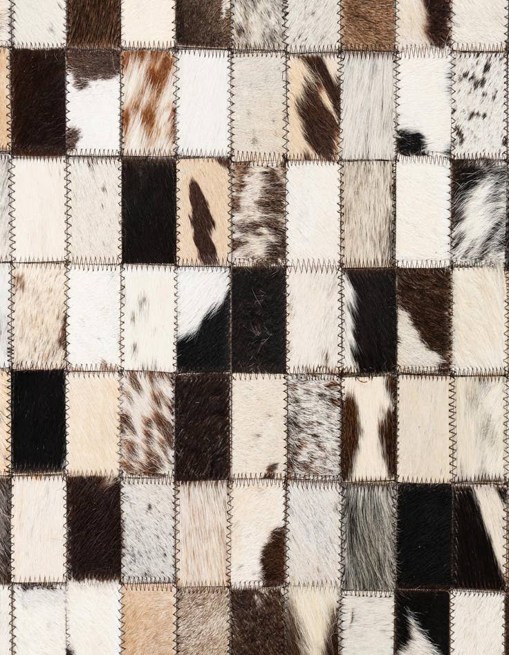 Detail image of 5' x 8' Cowhide Leather Rug