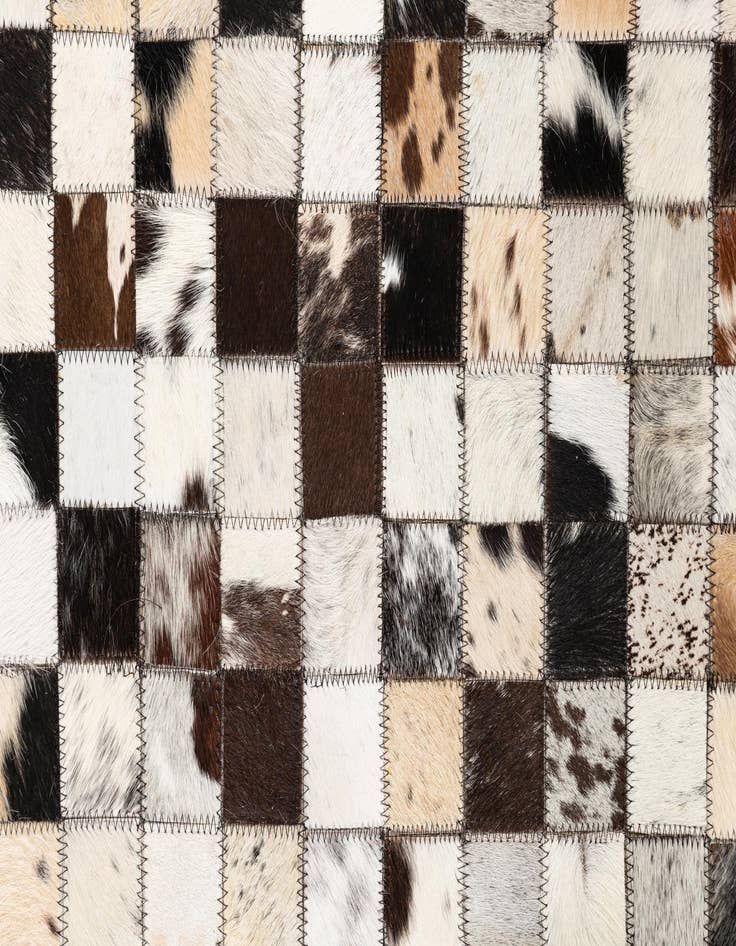 Detail image of 5' x 8' Cowhide Leather Rug