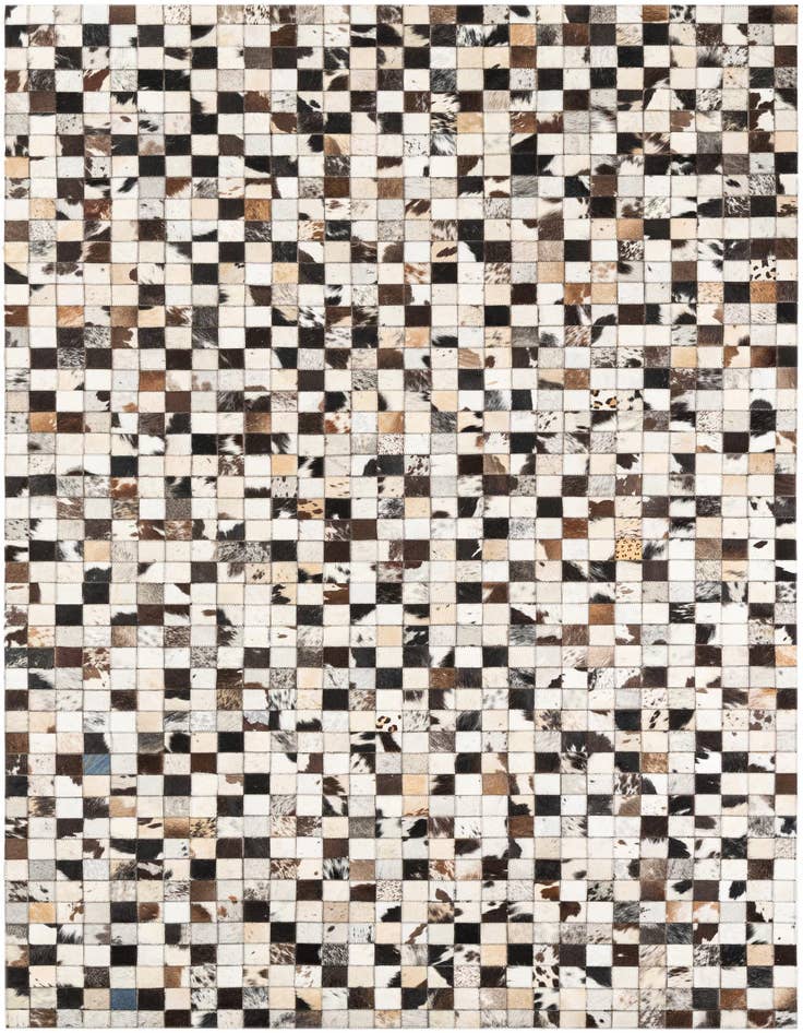 Detail image of 5' x 8' Cowhide Leather Rug