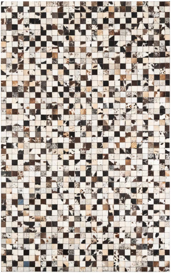 Detail image of 5' x 8' Cowhide Leather Rug