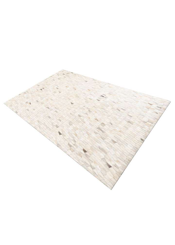 5' x 8' Cowhide Leather Rug