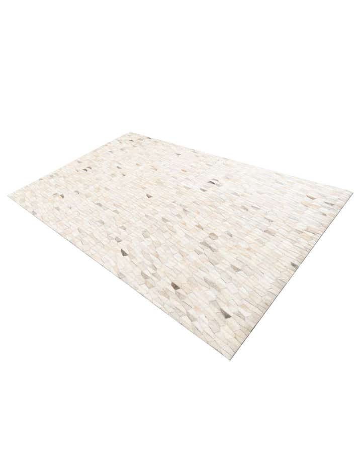 5' x 8' Cowhide Leather Rug