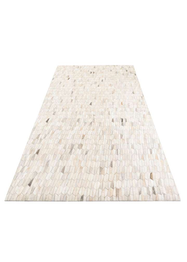 5' x 8' Cowhide Leather Rug