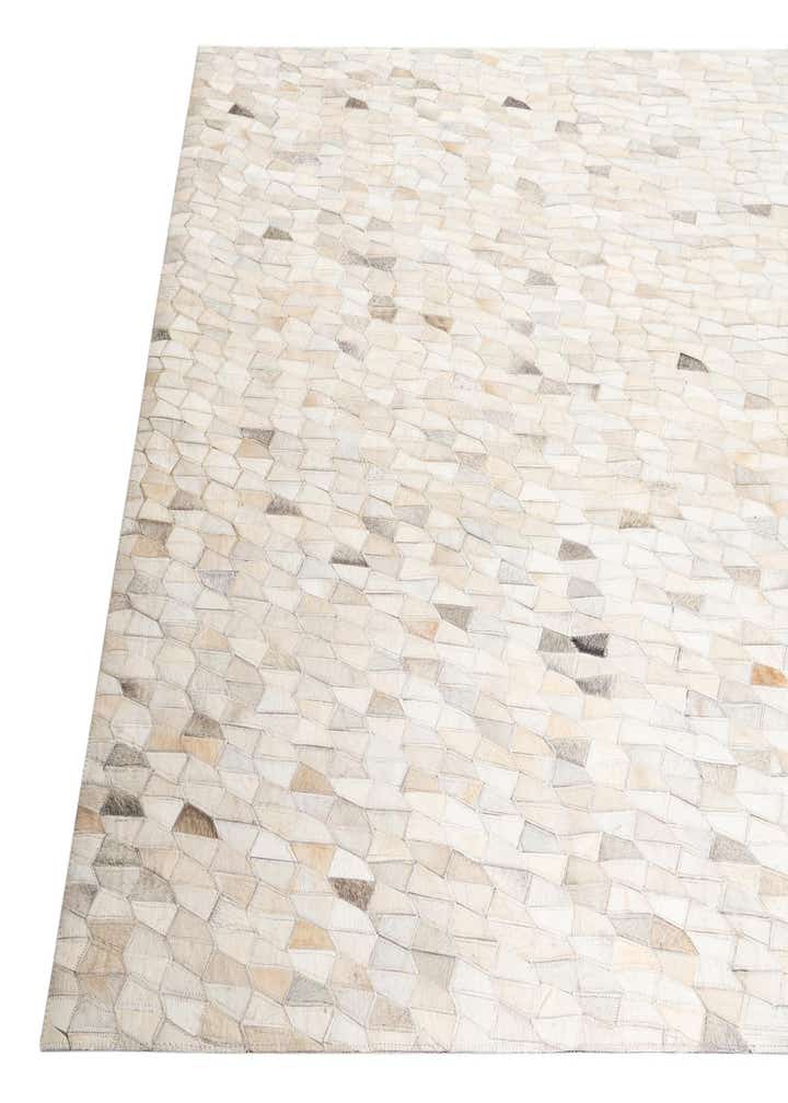 5' x 8' Cowhide Leather Rug