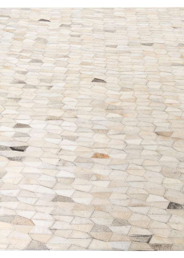 5' x 8' Cowhide Leather Rug
