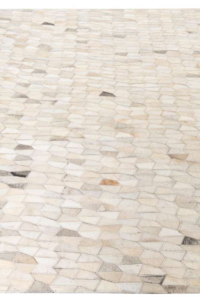 5' x 8' Cowhide Leather Rug