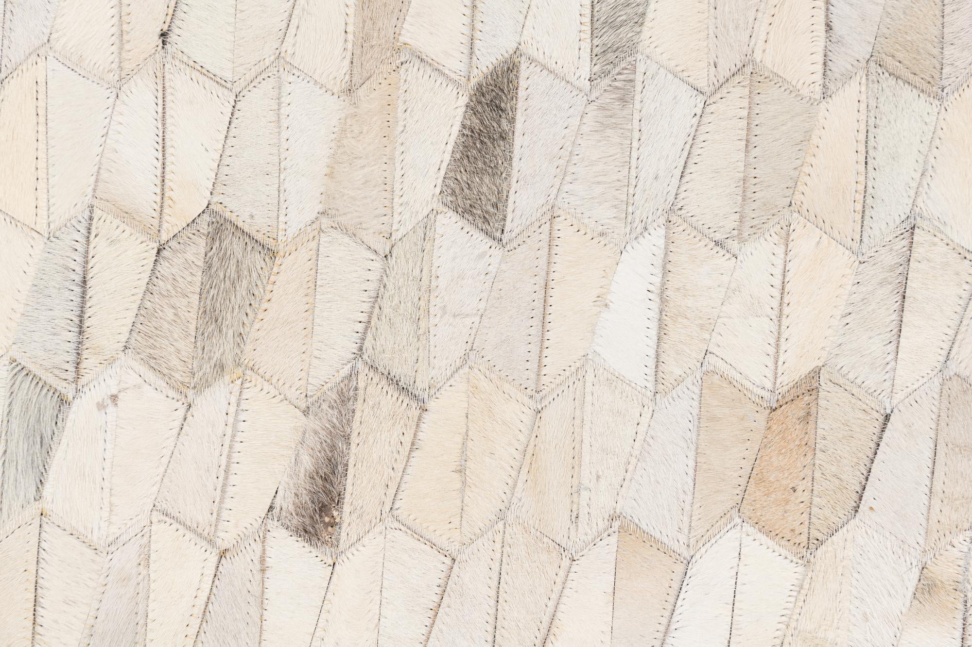 5' x 8' Cowhide Leather Rug