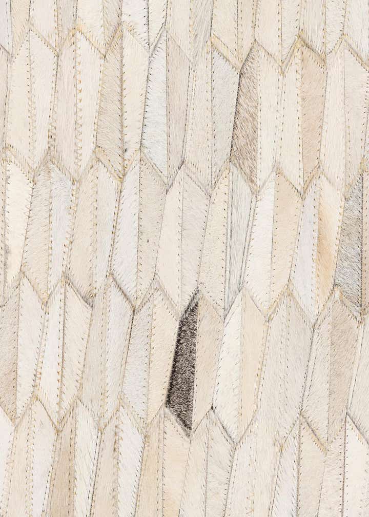5' x 8' Cowhide Leather Rug