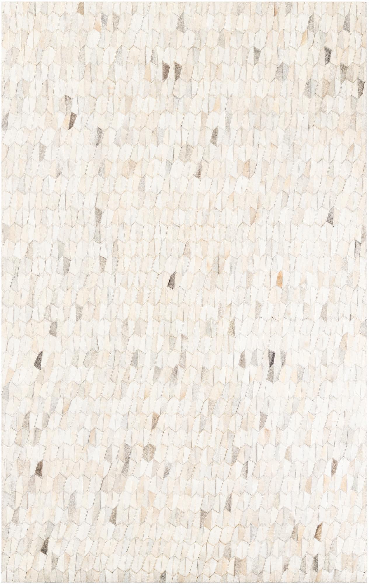 5' x 8' Cowhide Leather Rug
