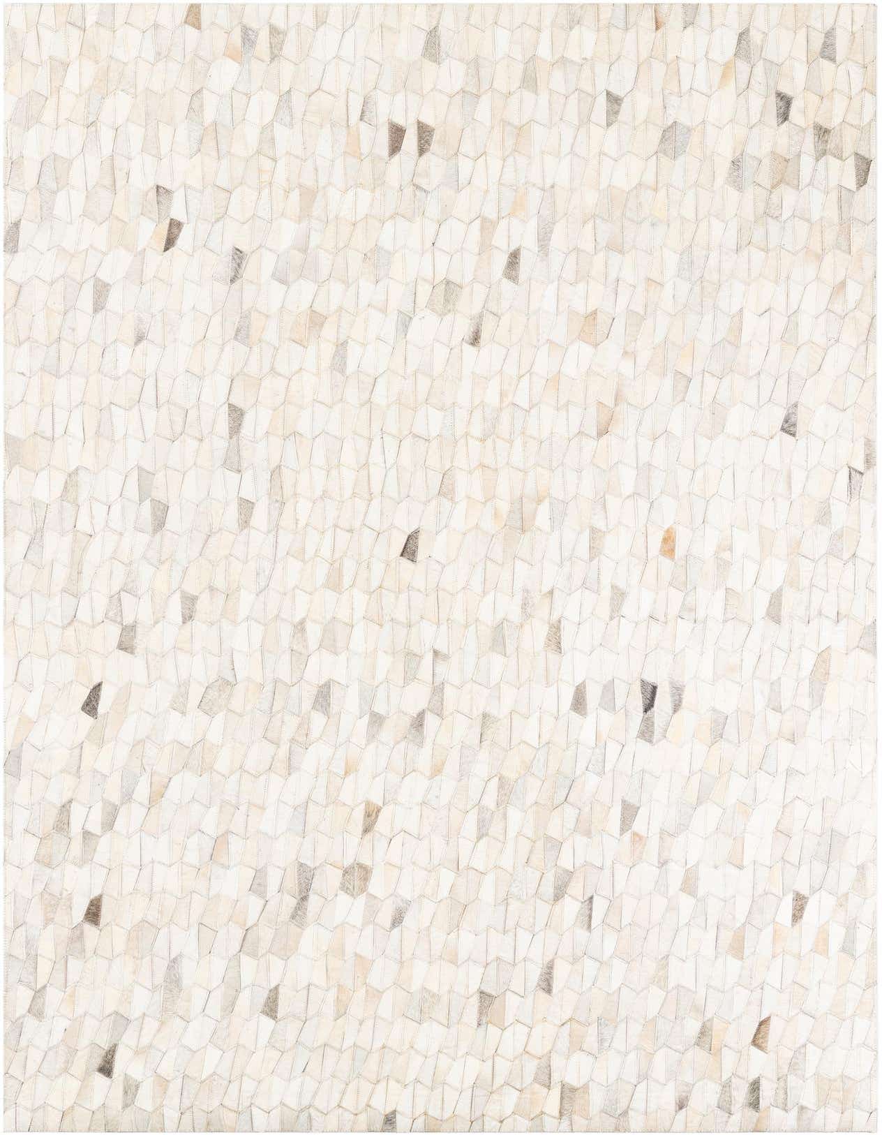 5' x 8' Cowhide Leather Rug
