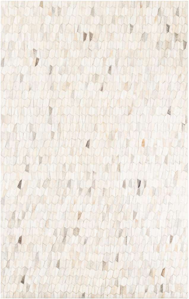 5' x 8' Cowhide Leather Rug
