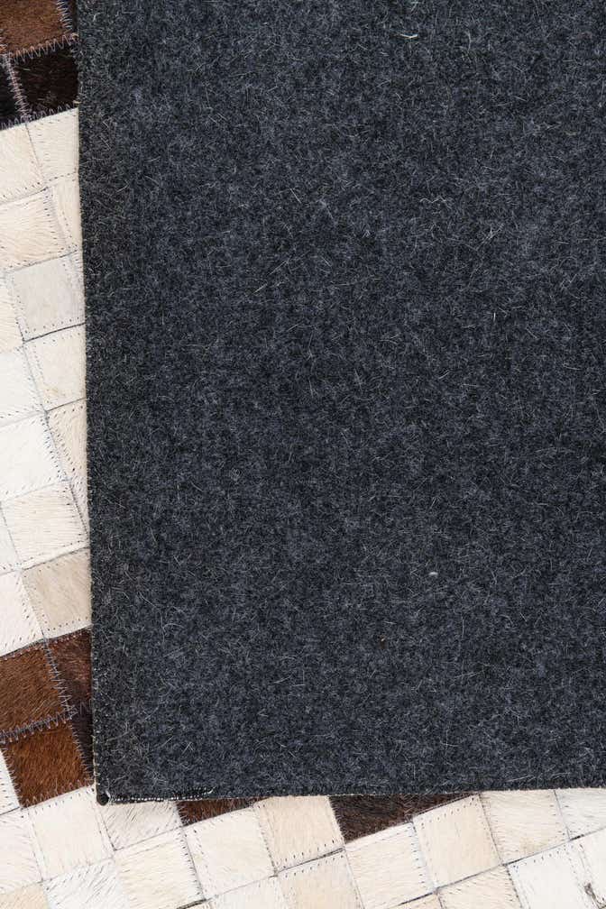 5' x 8' Cowhide Leather Rug