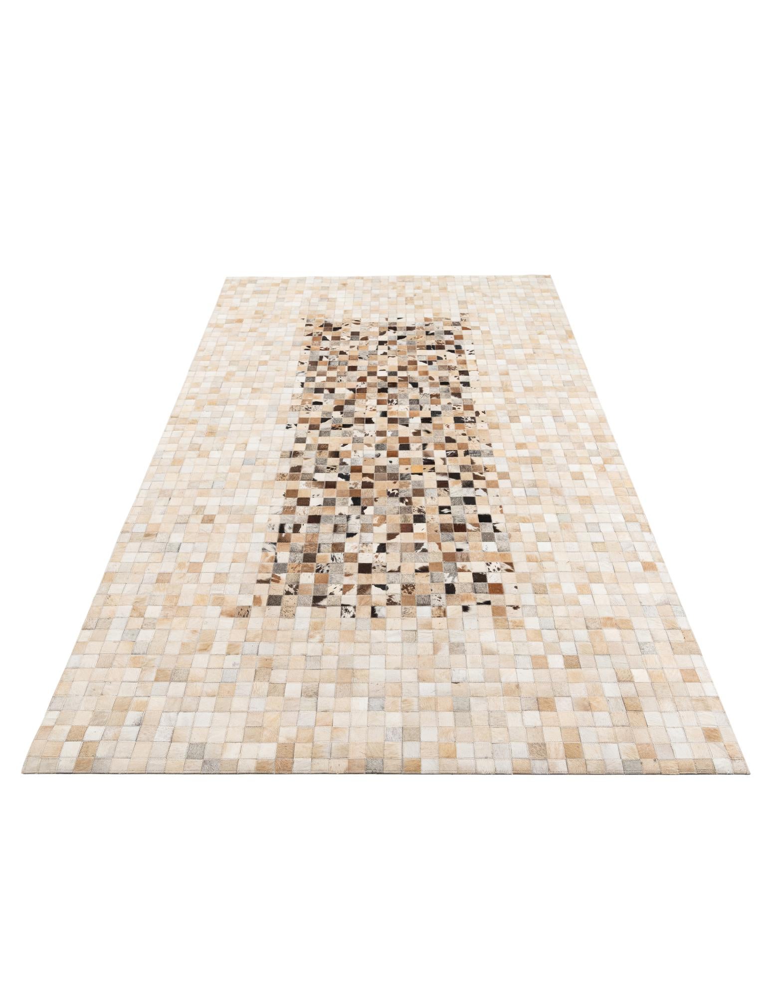 5' x 8' Cowhide Leather Rug