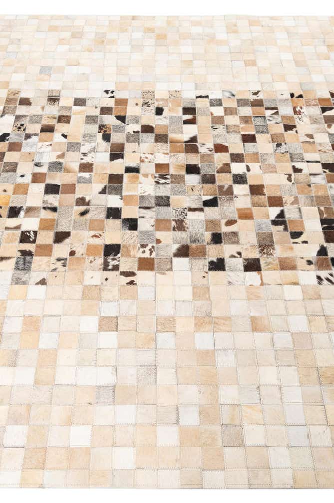 5' x 8' Cowhide Leather Rug