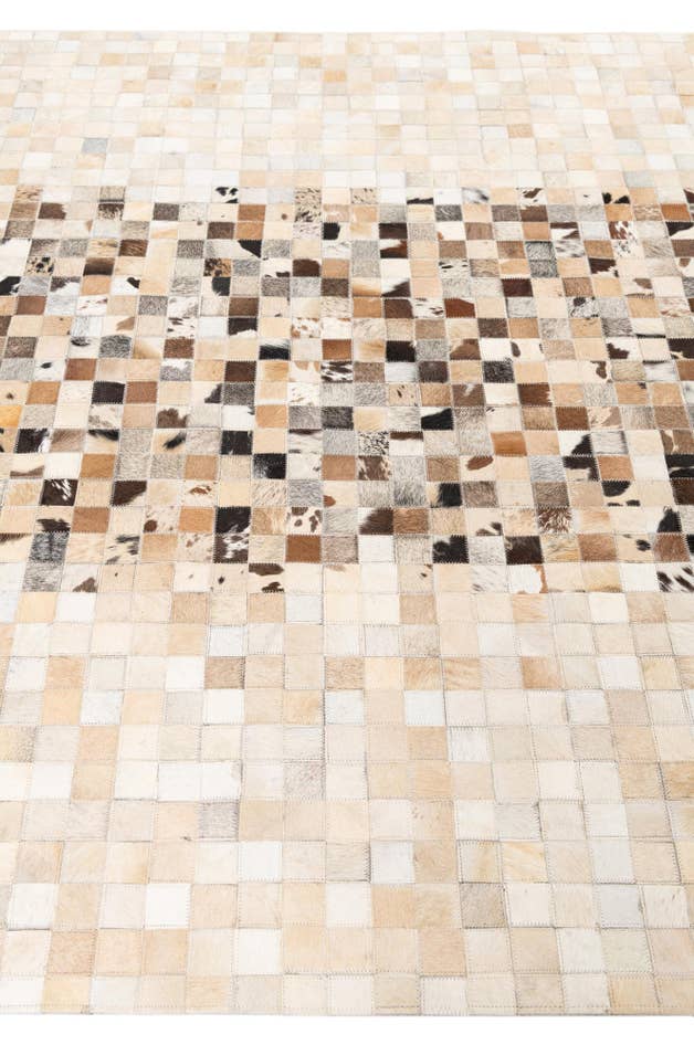 Detail image of 5' x 8' Cowhide Leather Rug