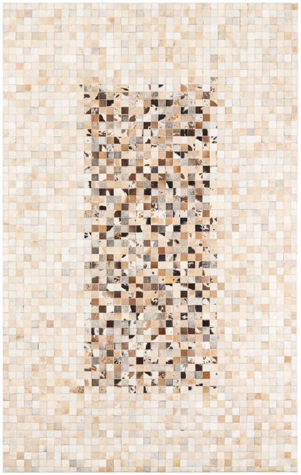 Detail image of 5' x 8' Cowhide Leather Rug