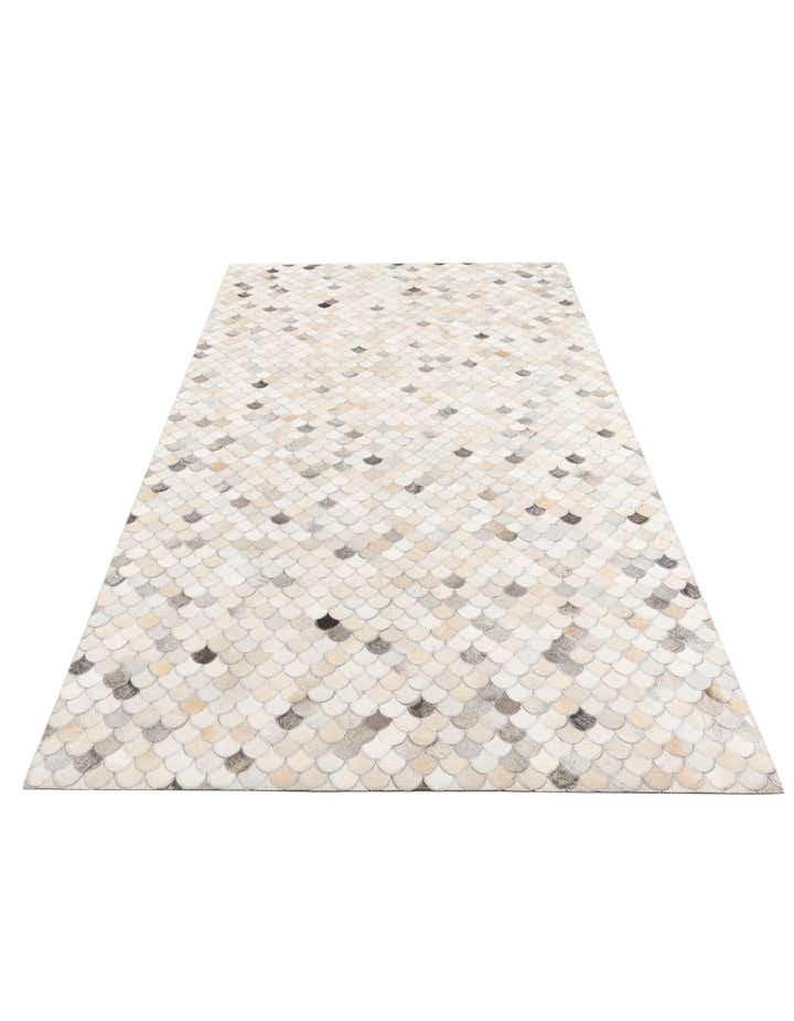 5' 1 x 8' Cowhide Leather Rug