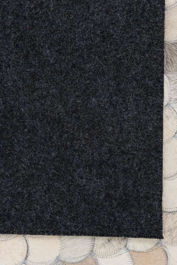 5' 1 x 8' Cowhide Leather Rug