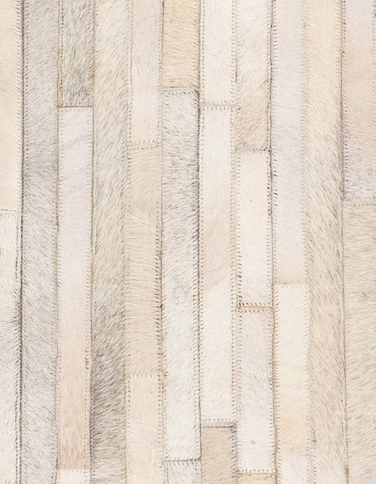 Detail image of 4' 6 x 6' 6 Cowhide Leather Rug