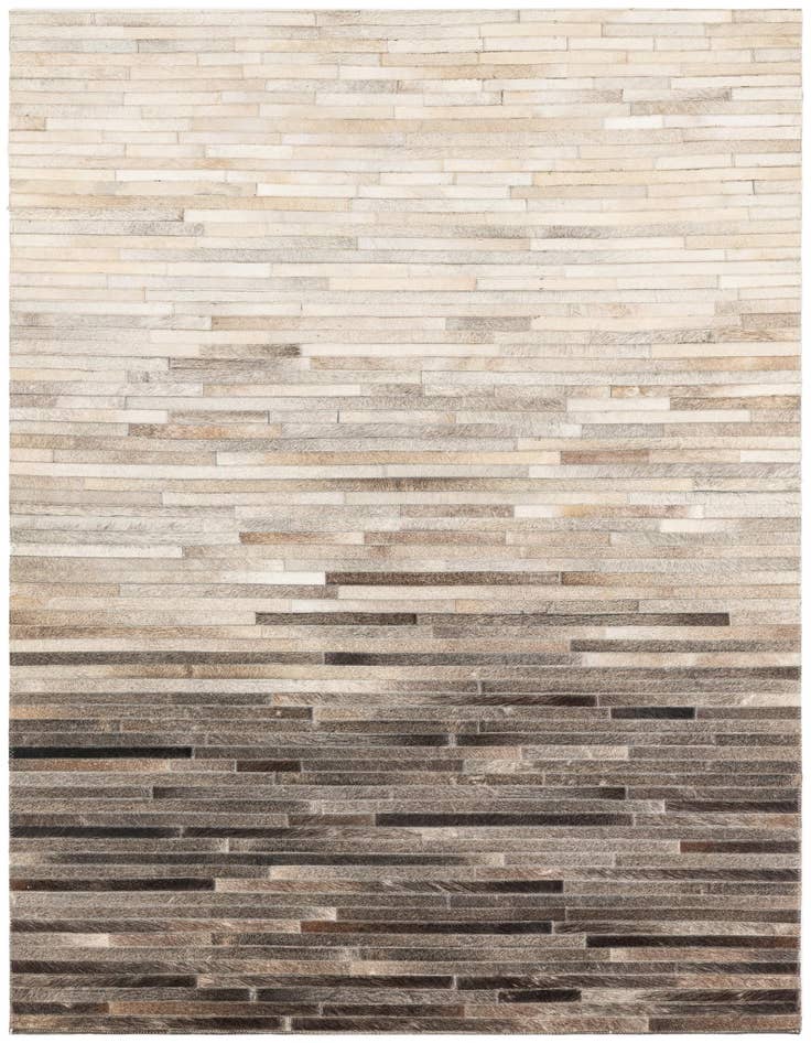 Detail image of 4' 6 x 6' 6 Cowhide Leather Rug