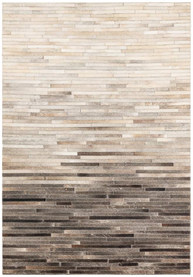 Detail image of 4' 6 x 6' 6 Cowhide Leather Rug