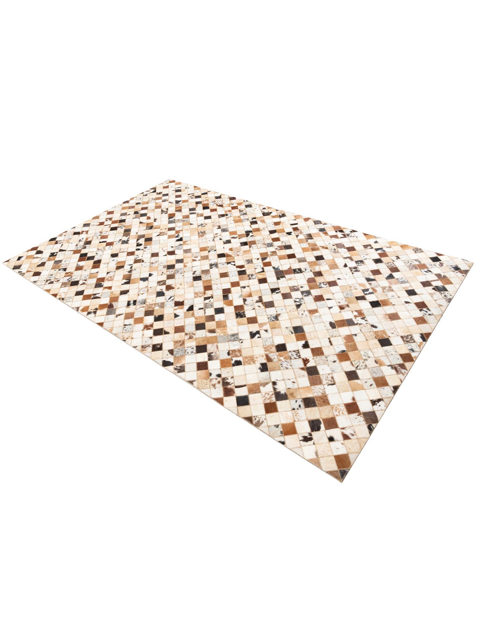 5' x 8' Cowhide Leather Rug