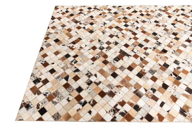 Detail image of 5' x 8' Cowhide Leather Rug