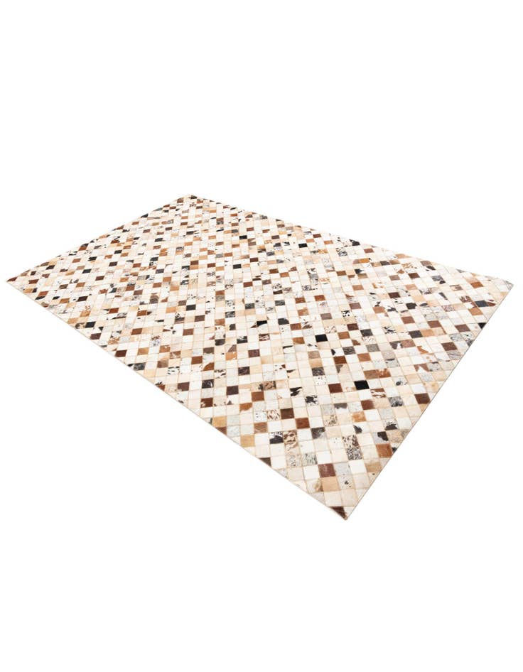Detail image of 5' x 8' Cowhide Leather Rug