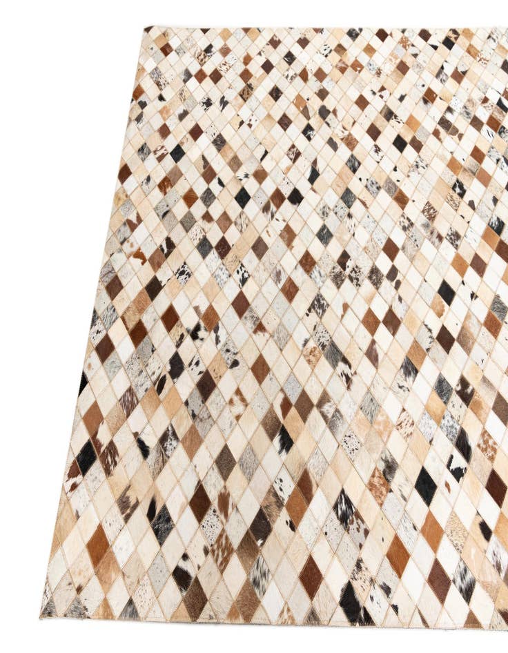 Detail image of 5' x 8' Cowhide Leather Rug