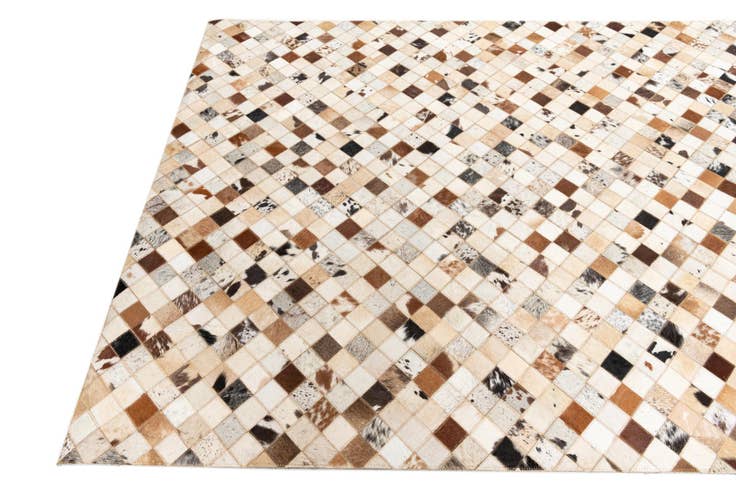 Detail image of 5' x 8' Cowhide Leather Rug