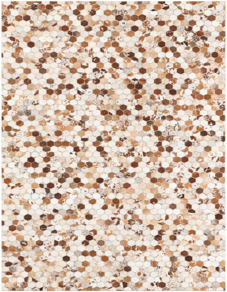 Detail image of 5' x 8' Cowhide Leather Rug