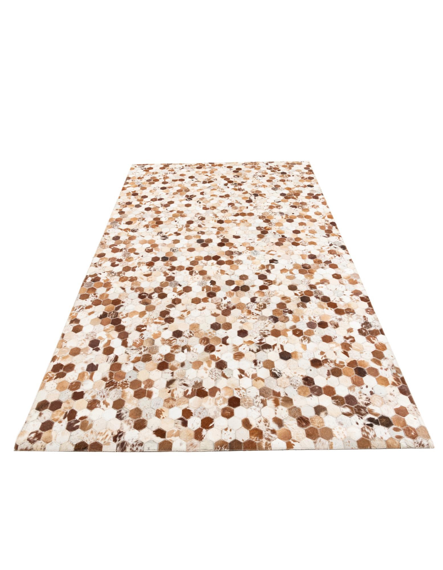 5' x 8' Cowhide Leather Rug