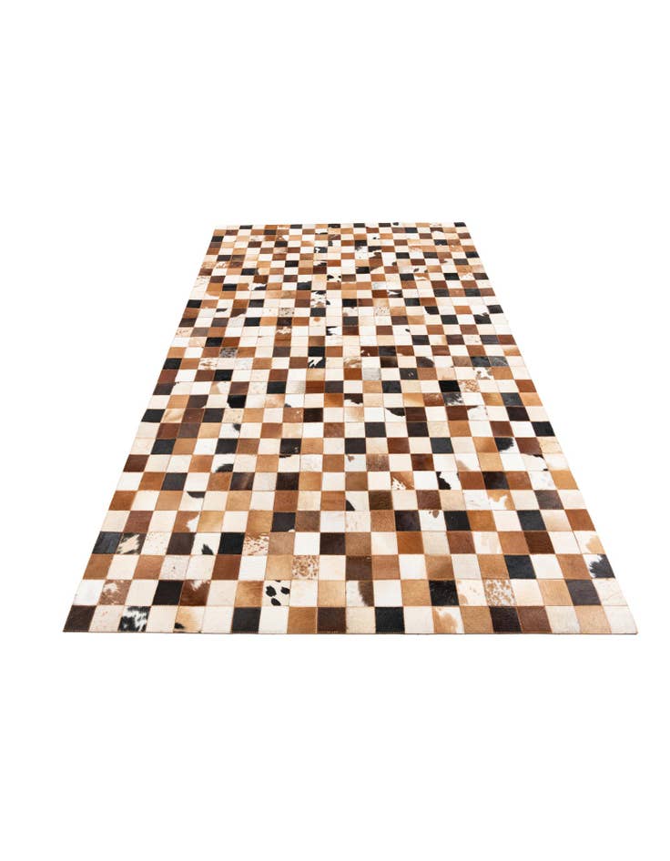 Detail image of 5' x 8' Cowhide Leather Rug