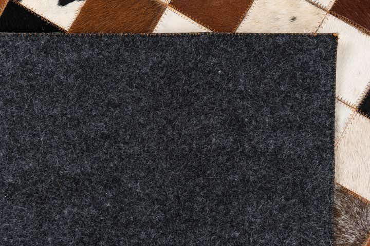 5' x 8' Cowhide Leather Rug