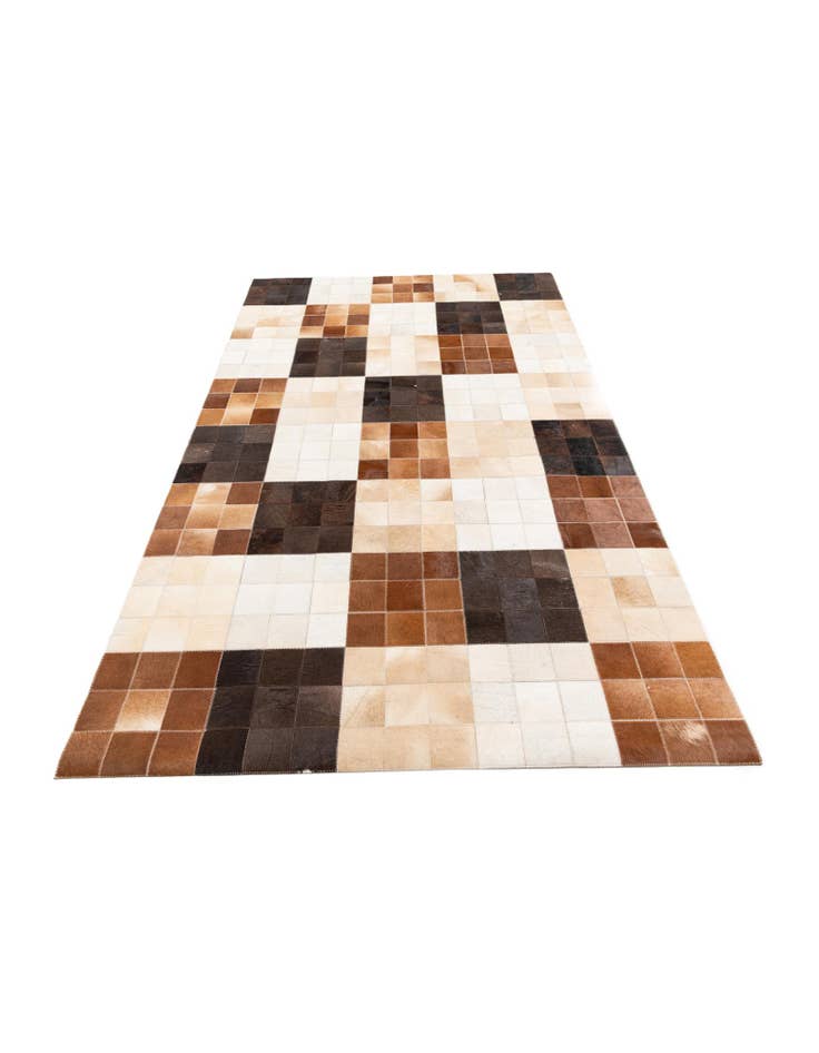Detail image of 5' x 8' Cowhide Leather Rug