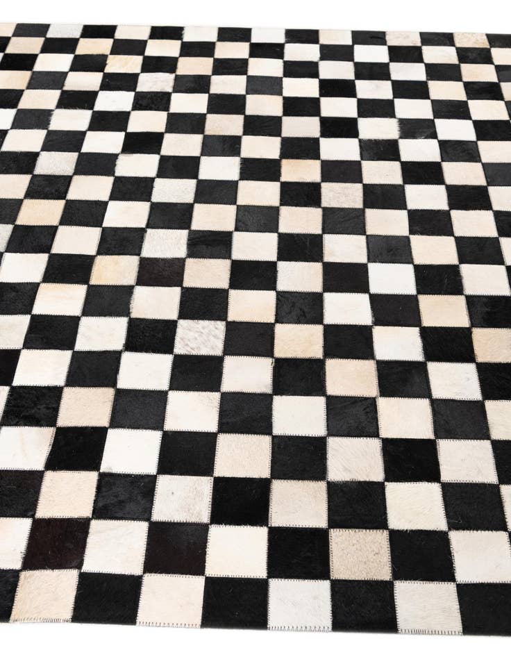 Detail image of 5' x 8' Cowhide Leather Rug