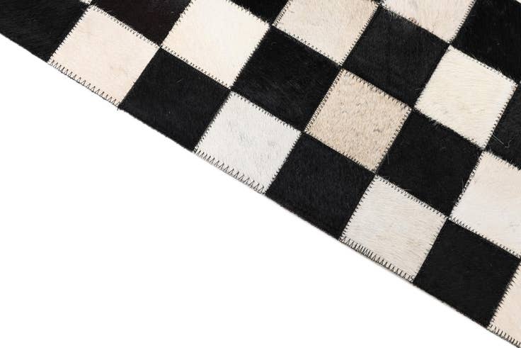 Detail image of 5' x 8' Cowhide Leather Rug