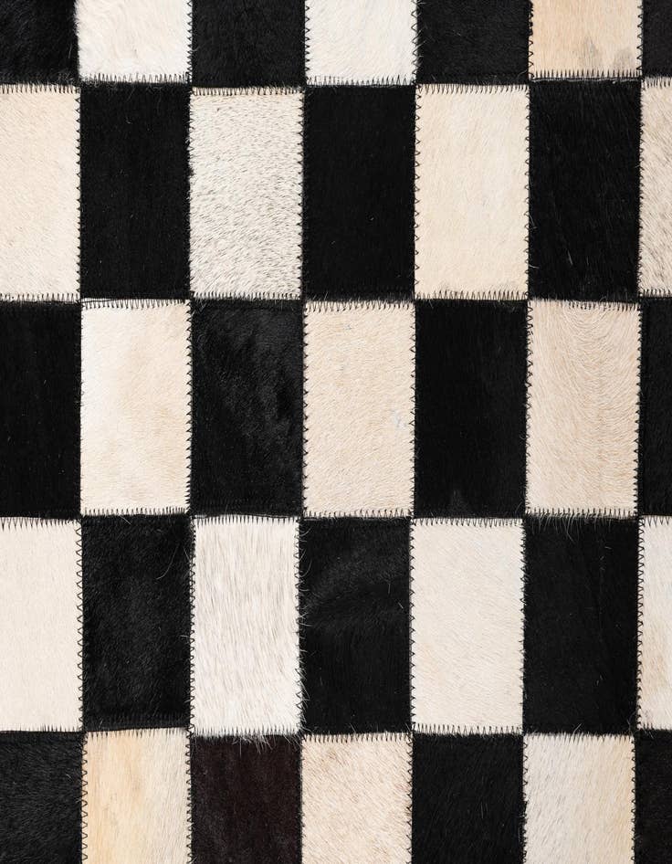 Detail image of 5' x 8' Cowhide Leather Rug