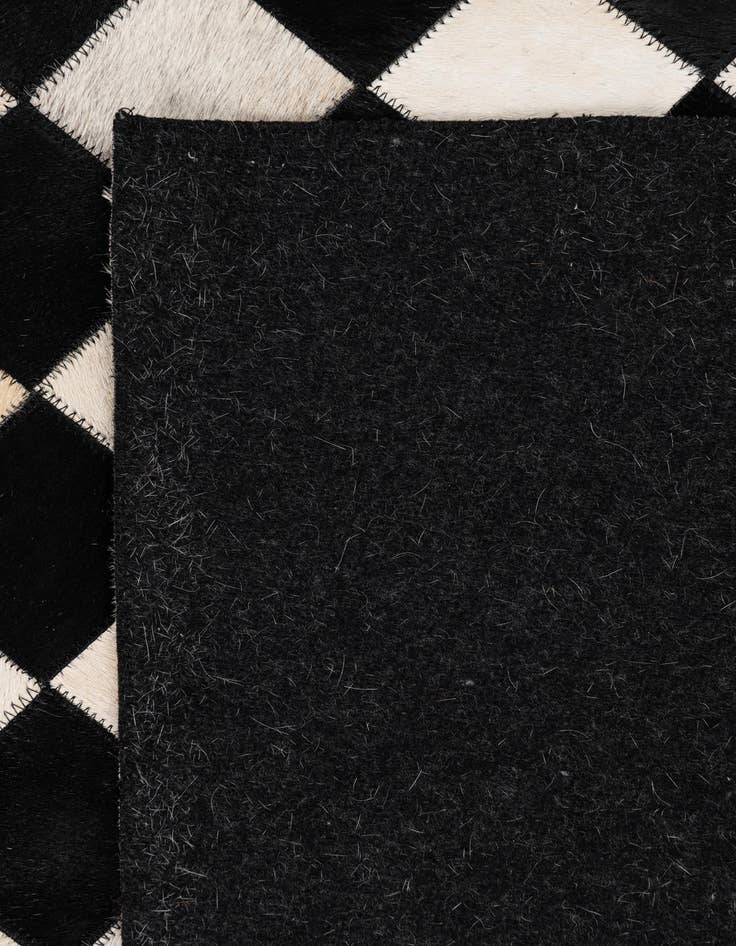 Detail image of 5' x 8' Cowhide Leather Rug