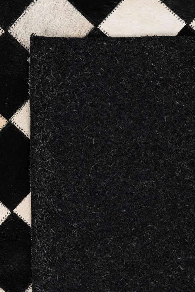 5' x 8' Cowhide Leather Rug