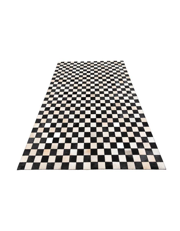 Detail image of 5' x 8' Cowhide Leather Rug