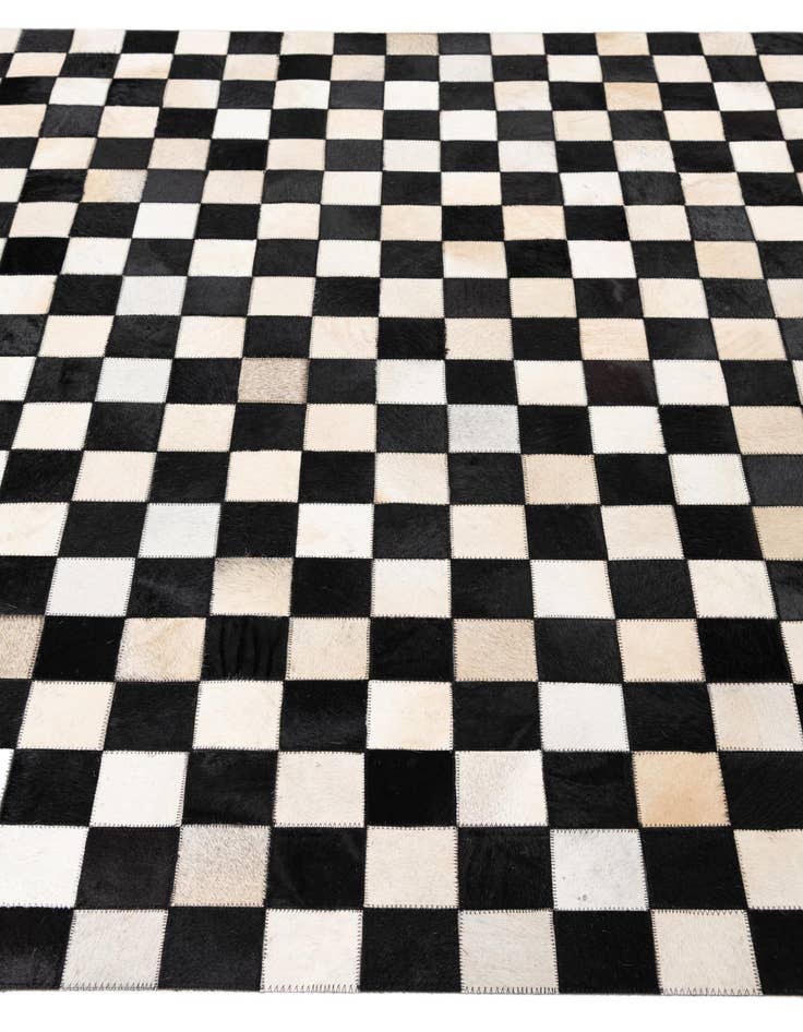 Detail image of 5' x 8' Cowhide Leather Rug