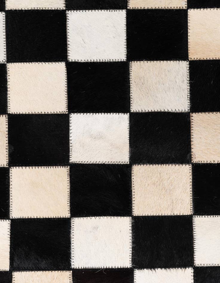 Detail image of 5' x 8' Cowhide Leather Rug