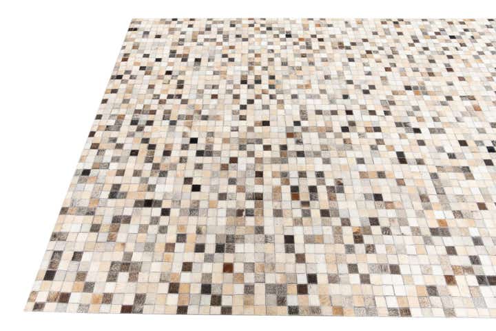 5' x 8' Cowhide Leather Rug