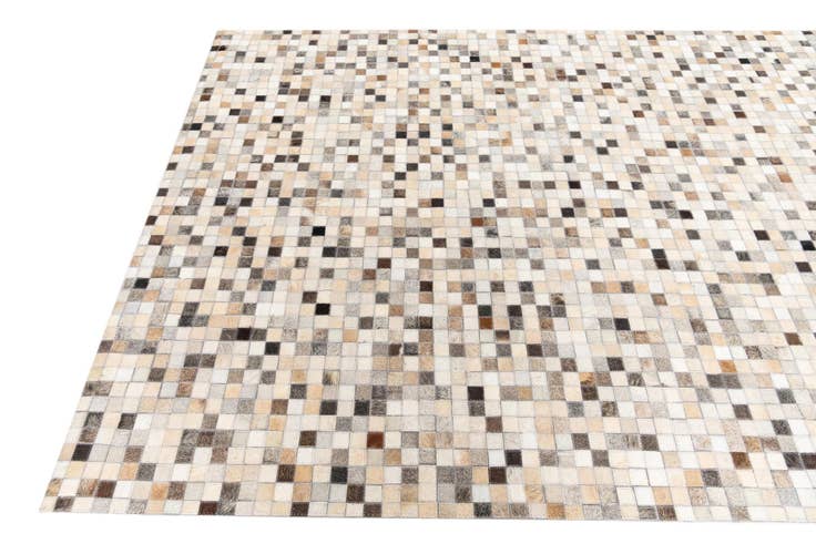 Detail image of 5' x 8' Cowhide Leather Rug