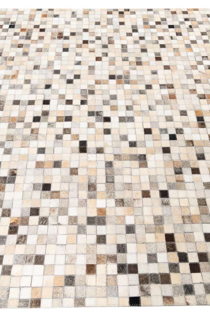 5' x 8' Cowhide Leather Rug