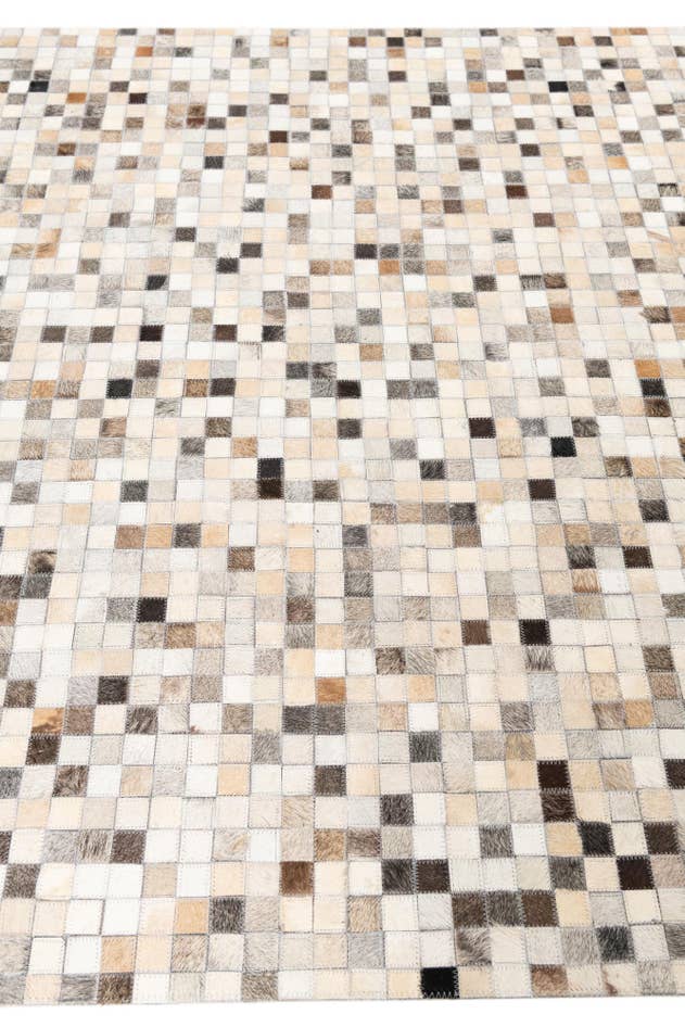 Detail image of 5' x 8' Cowhide Leather Rug
