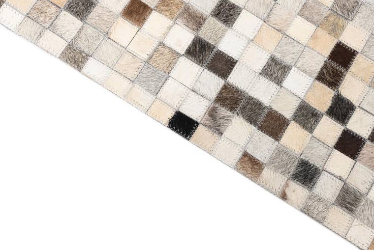 Detail image of 5' x 8' Cowhide Leather Rug